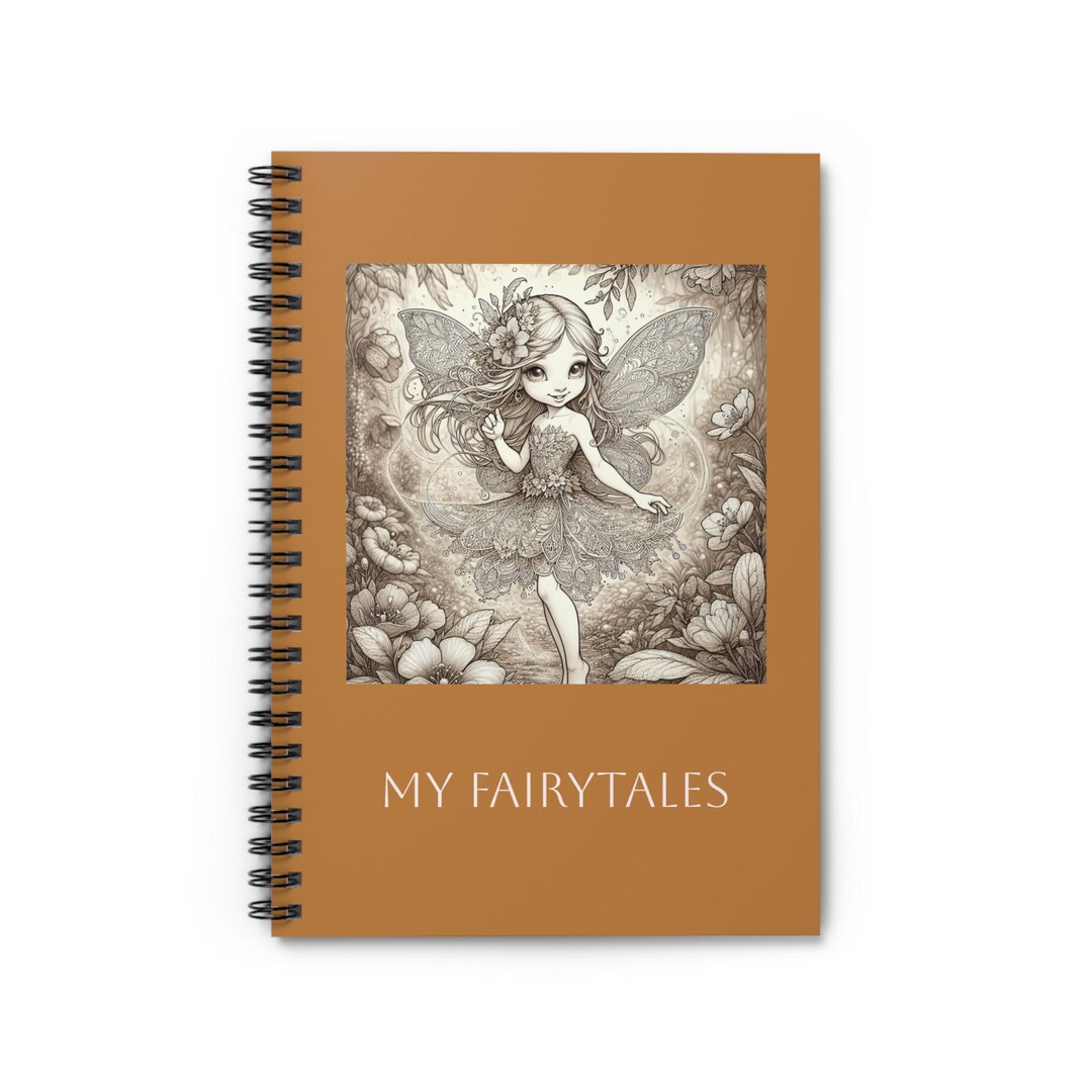 Fantasy Spiral Notebook - My Fairytales, Cute Journal for Kids ...
