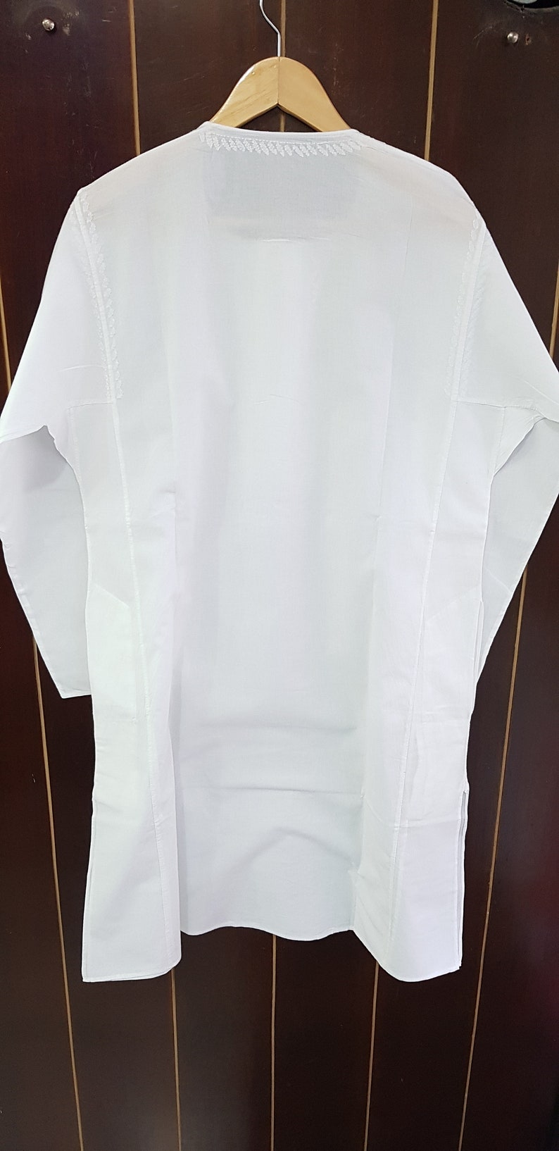 Mens White Kali Long Kurta - Etsy