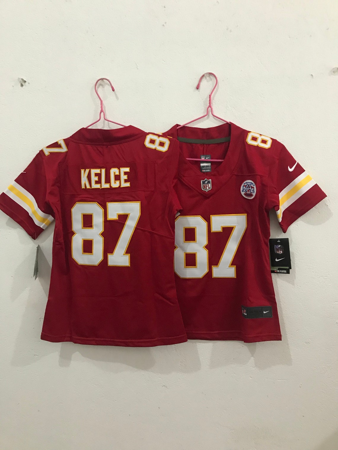 Youth 87 Travis Kelce Jersey Kansas City Chiefs Etsy