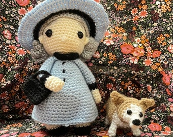 Queen Elizabeth Inspired Crochet Doll