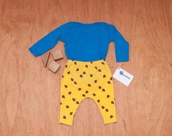 Ladybird Yellow Baby Toddler Leggings