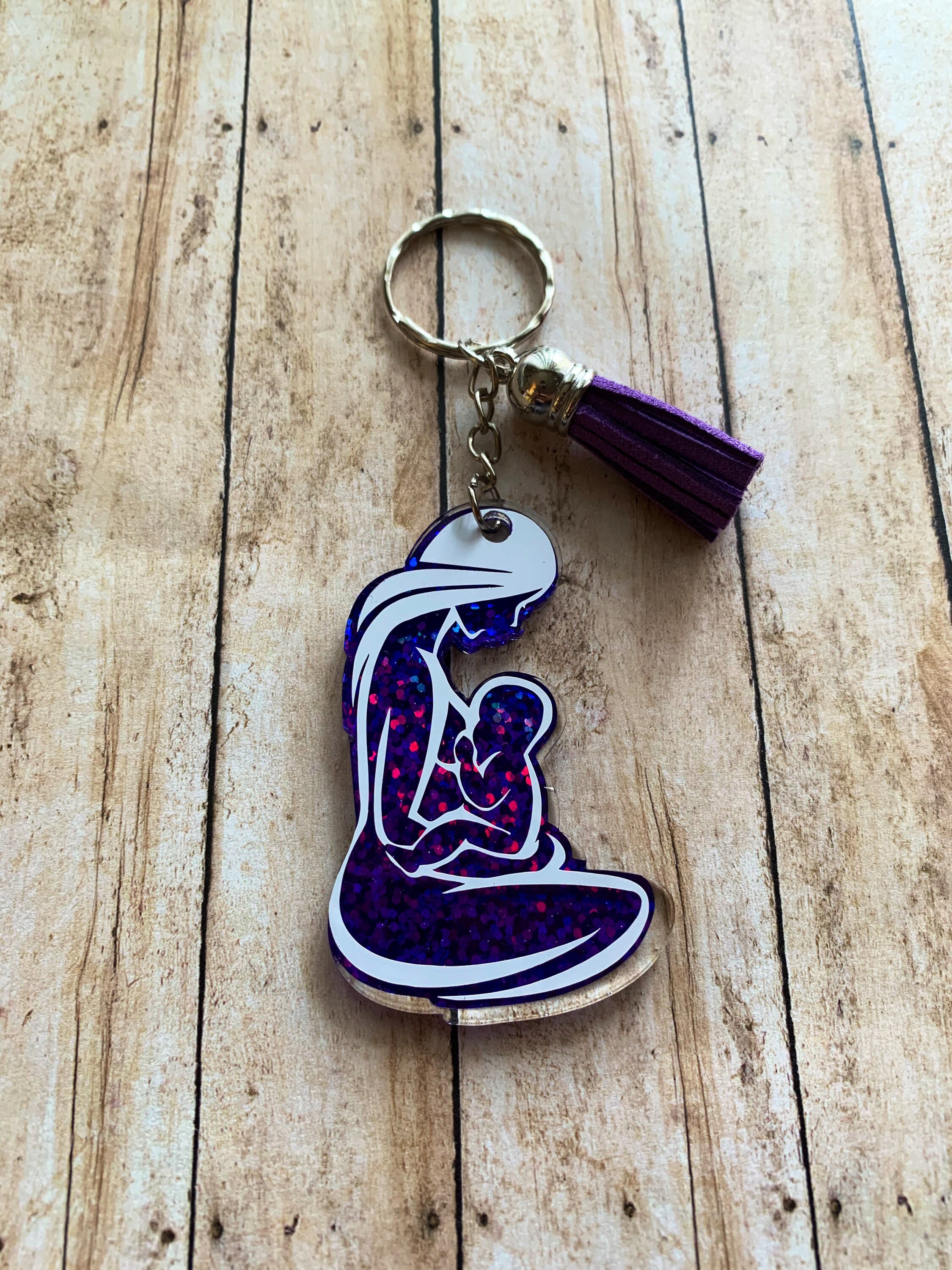 Breastfeeding Mother and Baby Keychain Etsy