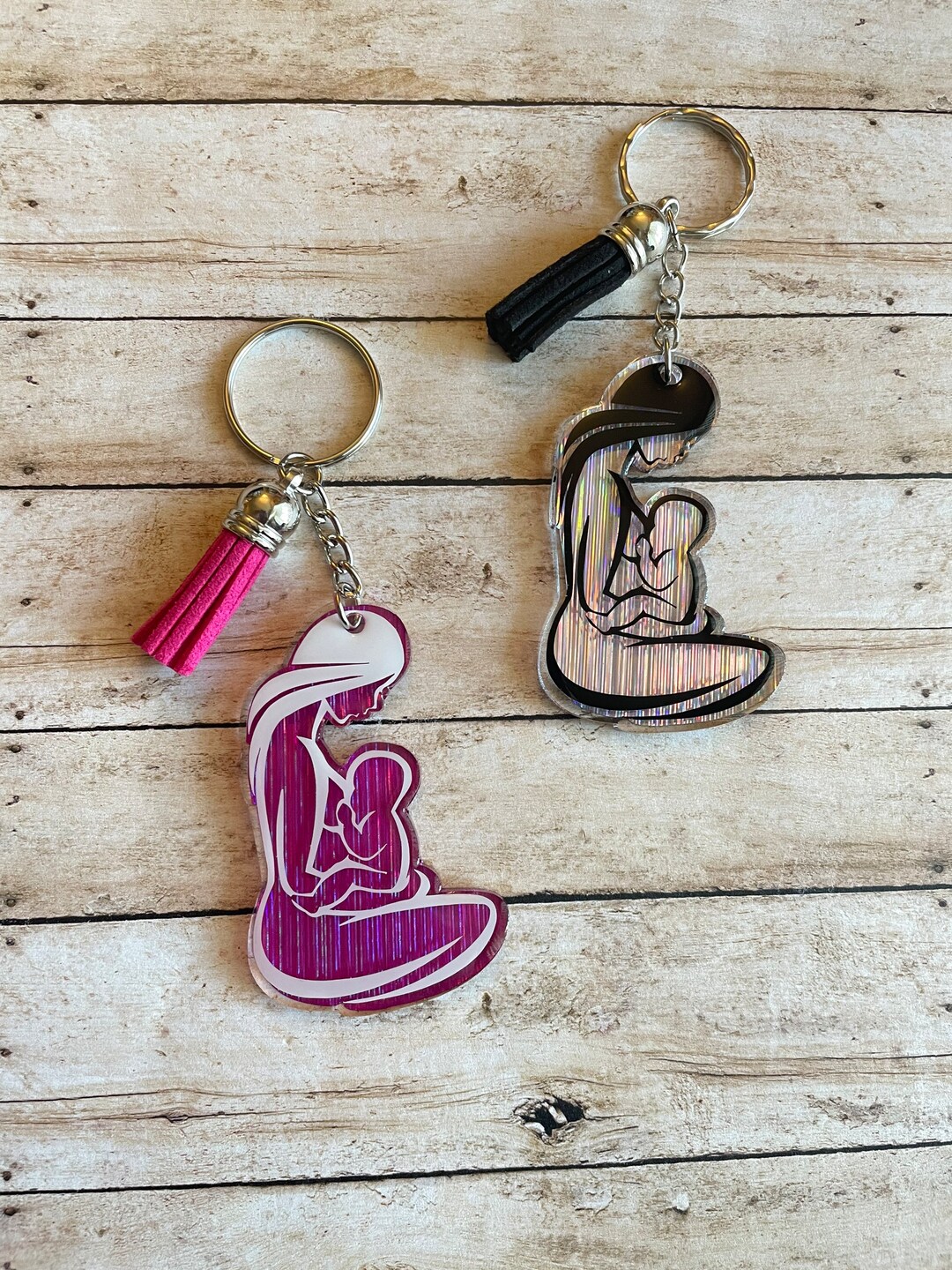 Breastfeeding Mother and Baby Keychain Etsy