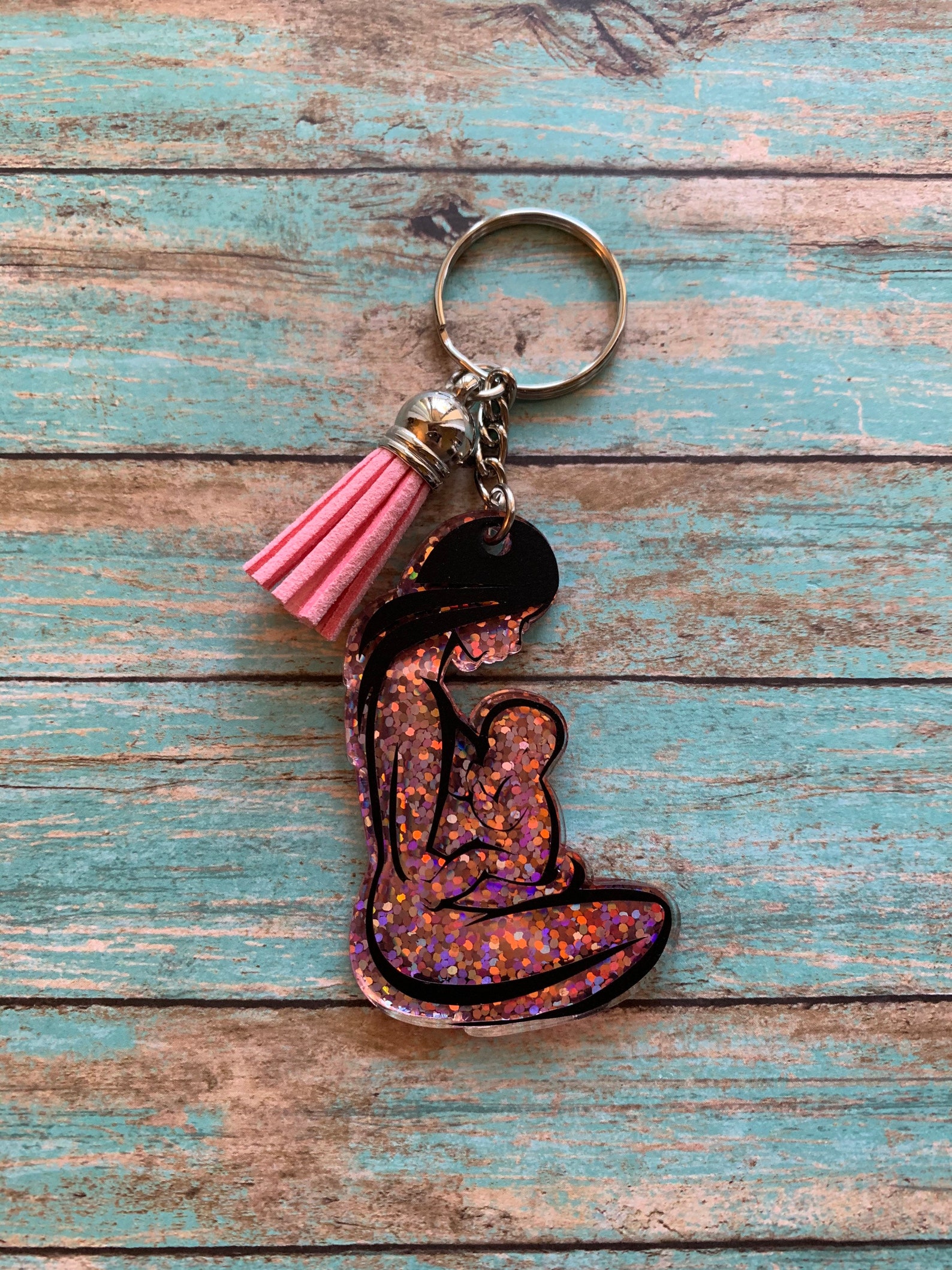 Breastfeeding Mother and Baby Keychain Etsy