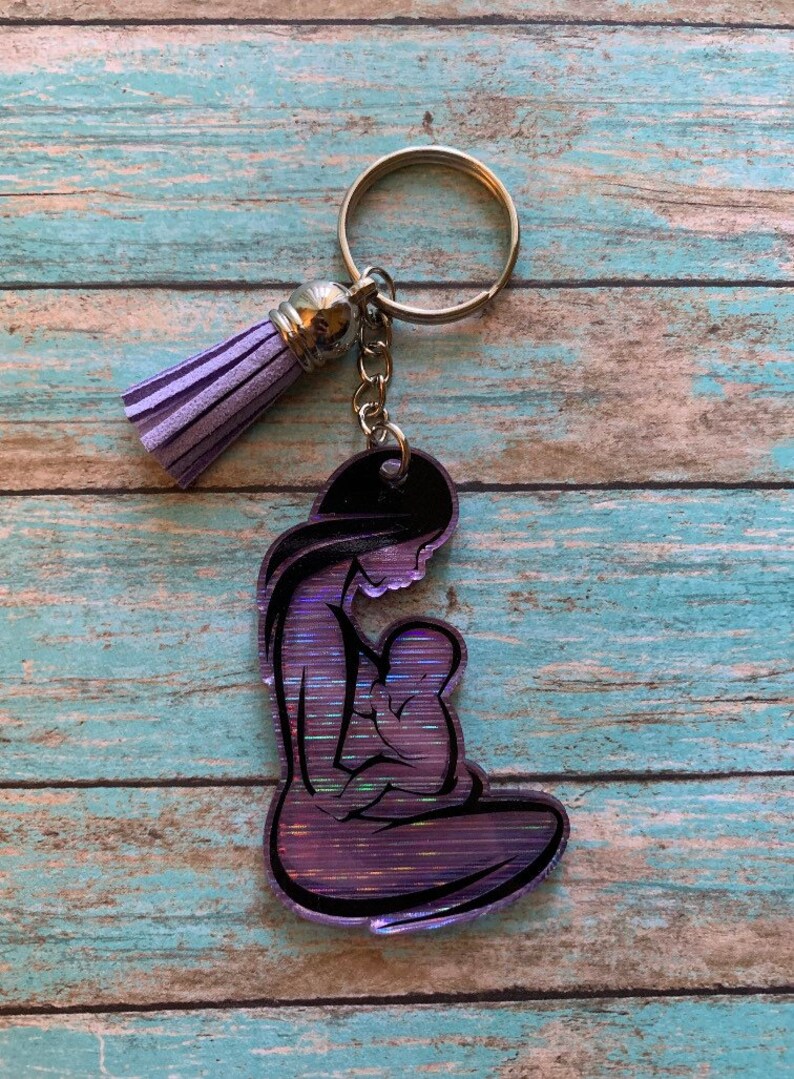 Breastfeeding Mother and Baby Keychain Etsy