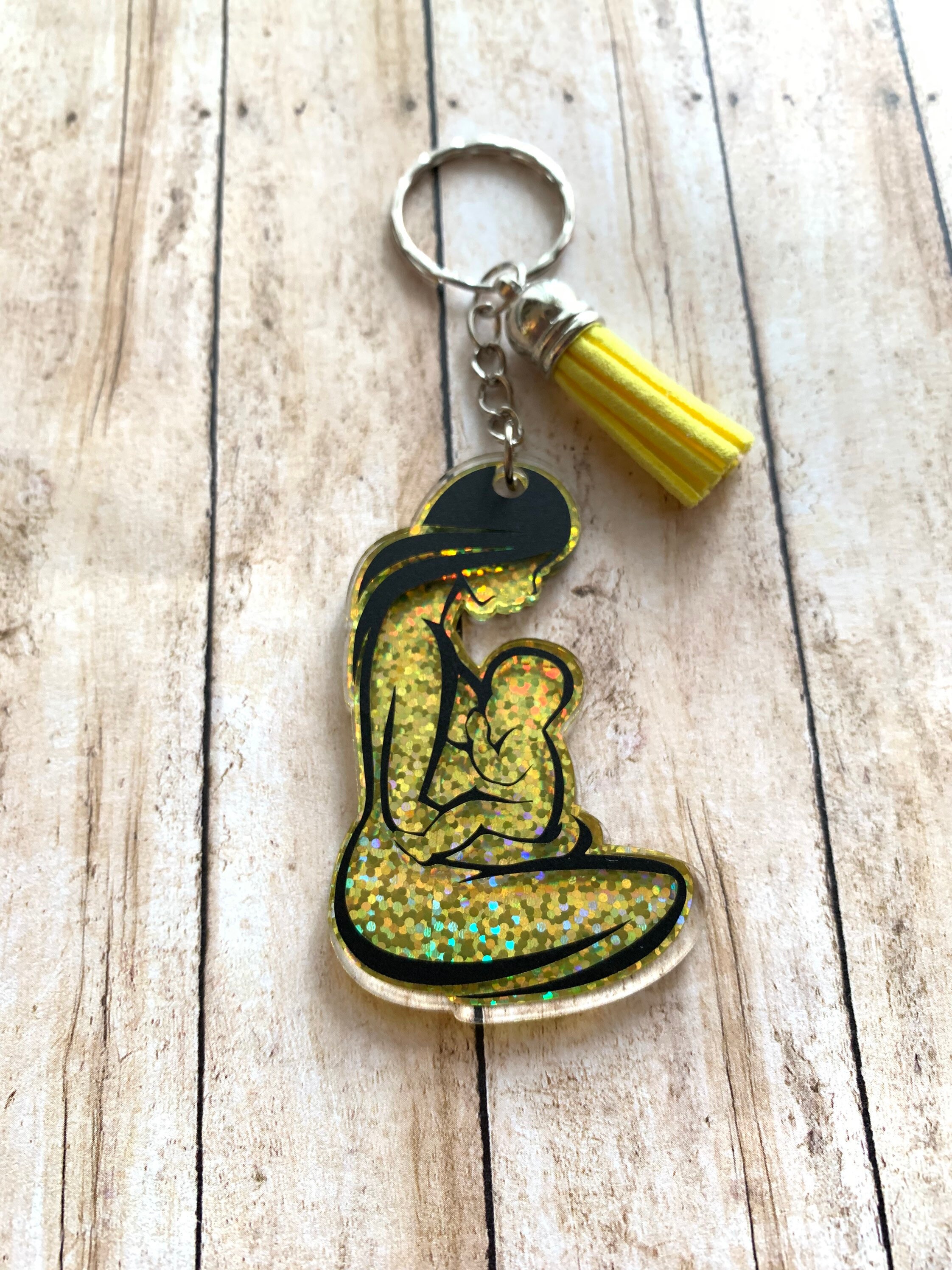 Breastfeeding Mother and Baby Keychain Etsy