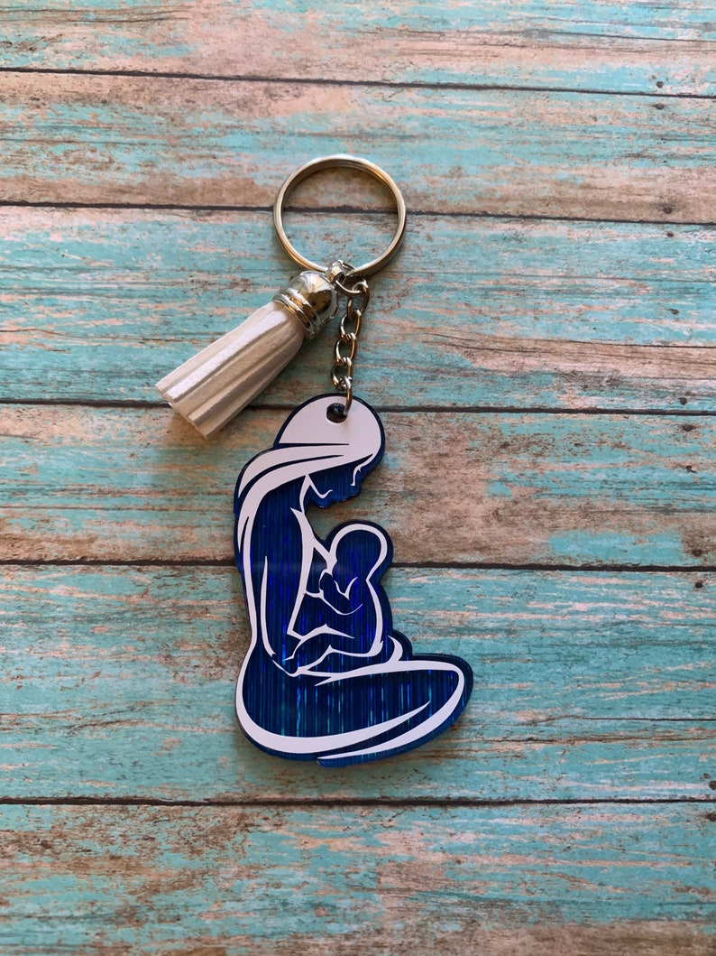 Breastfeeding Mother and Baby Keychain Etsy
