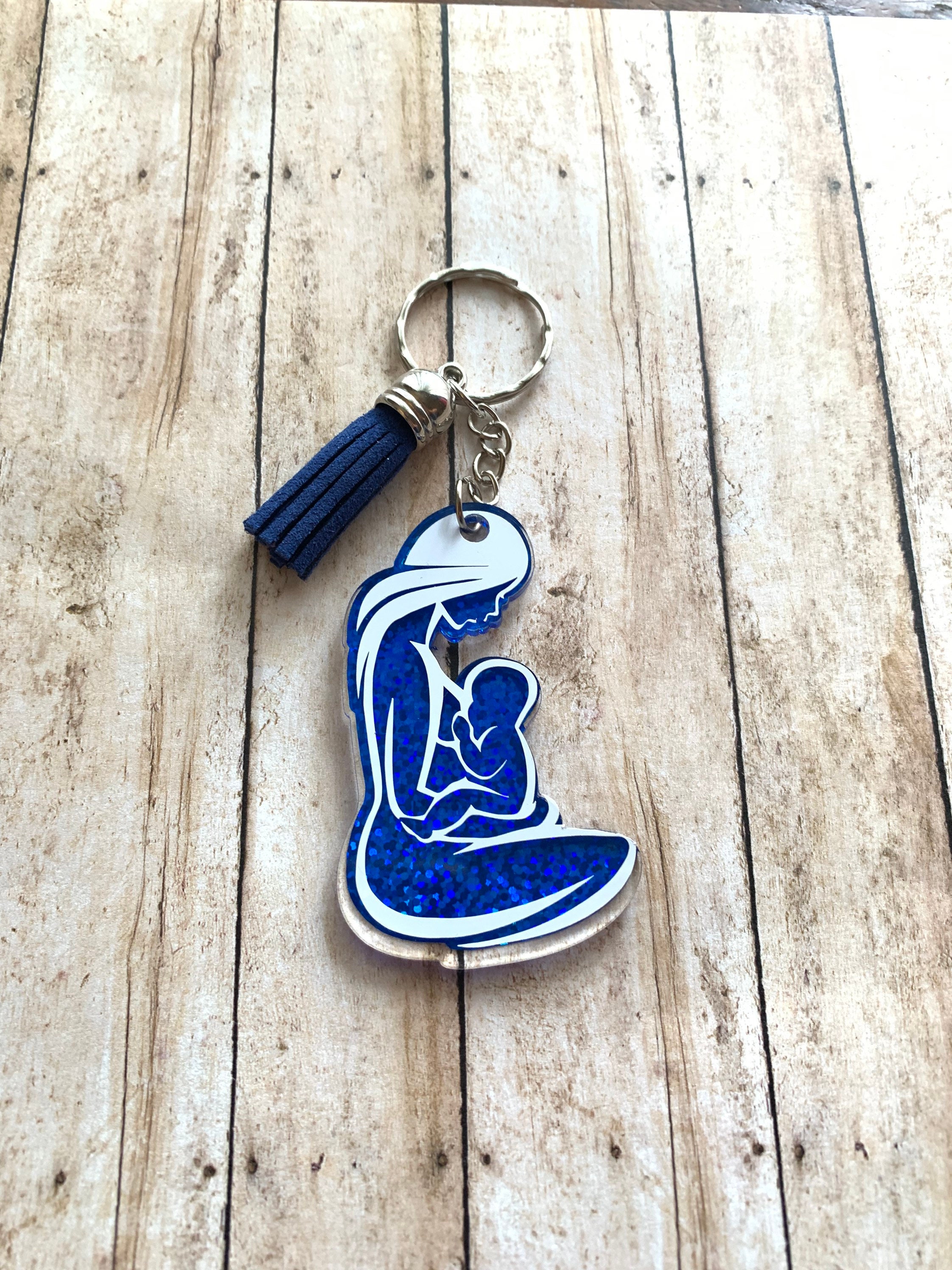 Breastfeeding Mother and Baby Keychain Etsy