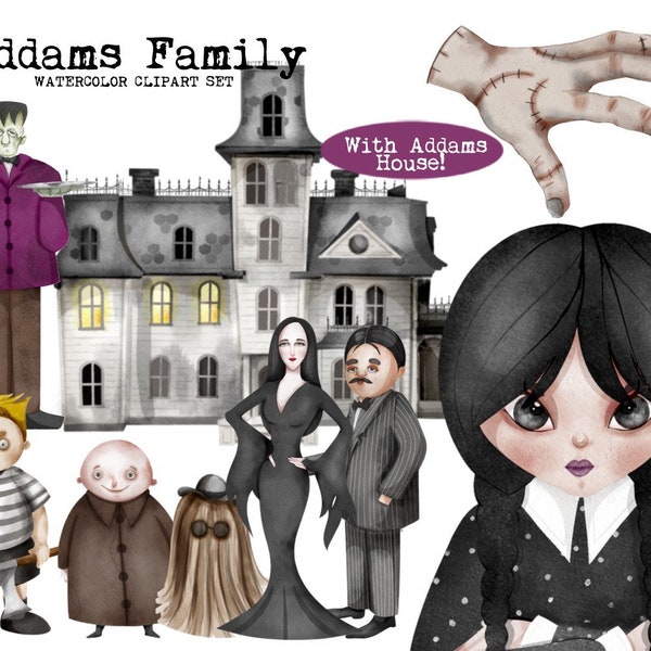 Wednesday Addams House Svg - Etsy