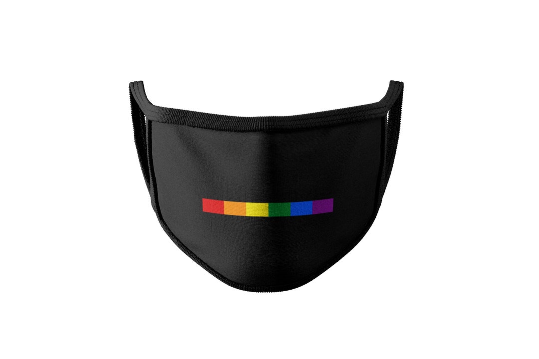 Rainbow Face Mask, Reusable Pride Mask, Washable, Gay Face Mask, Pride Face Masks, Lgbqt Mask
