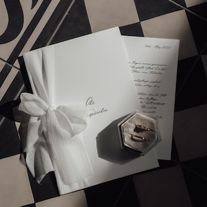 hochwertiges Ehegelübde Heftchen / Wedding Vows / Sein & Ihr Versprechen / Hochzeitstag / Vow books - Personalisierung möglich