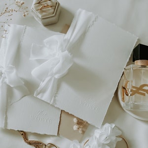 Eheversprechen Büchlein mit Blindprägung / hochwertige Ehegelübde / Seine & Ihre Worte / Vows / Hochzeitstag / Vow books