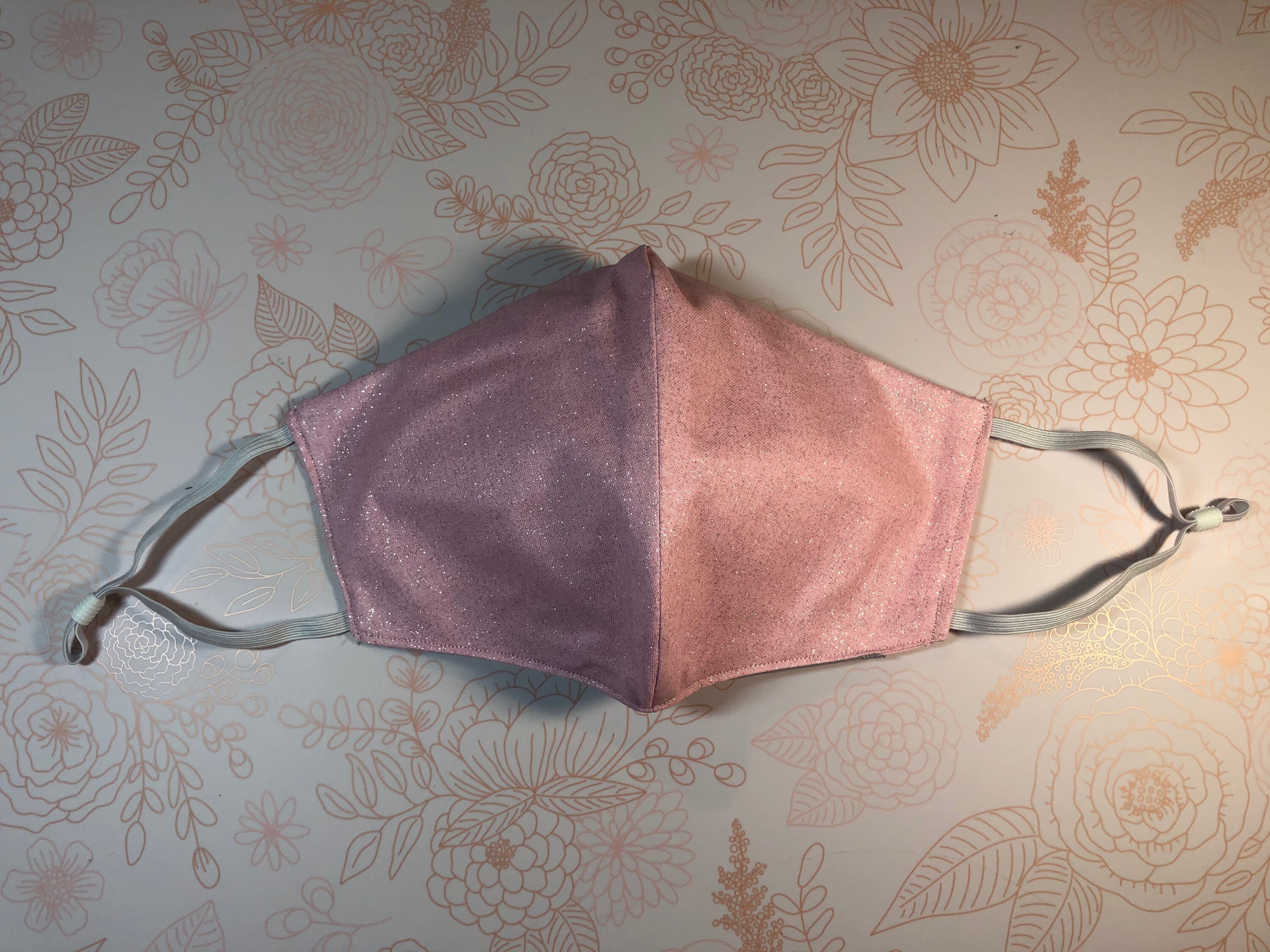 Pink sparkle Masks Etsy