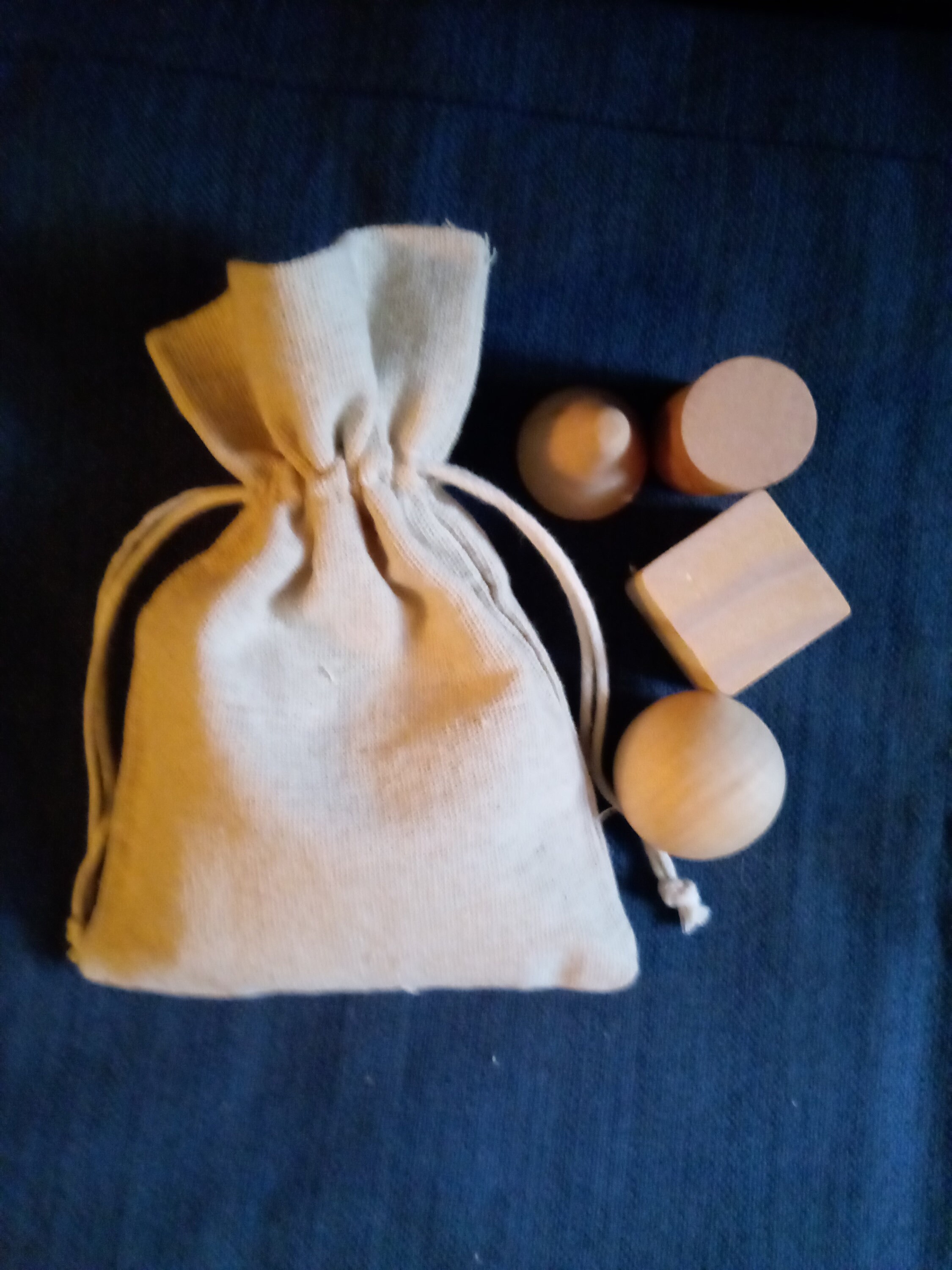 Montessori Mystery Bag with Geometric Shapes / Montessori Etsy