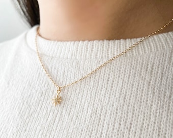 Star Necklace/ Minimalist Star Necklace/ Bridesmaids Necklace/ Gift for her/ Dainty Star Necklace/ BIJOU MINI Necklace/ Celestial Jewelry