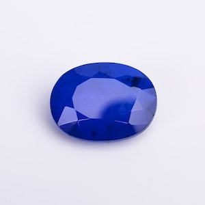 Classic Top Grade Quality Natural Doublet Blue Sapphire Oval Shape Cut Stone Loose Gemstone For Making Jewelry 13 Ct. 20X15X7 mm L-178