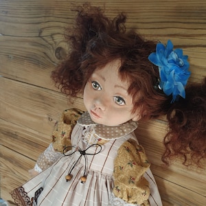 Interior doll;interior decor;;textile doll;tilda doll;handmade  dolls;doll hair;rag doll;art and collectiblesdoll;handmade toys;waldorf doll