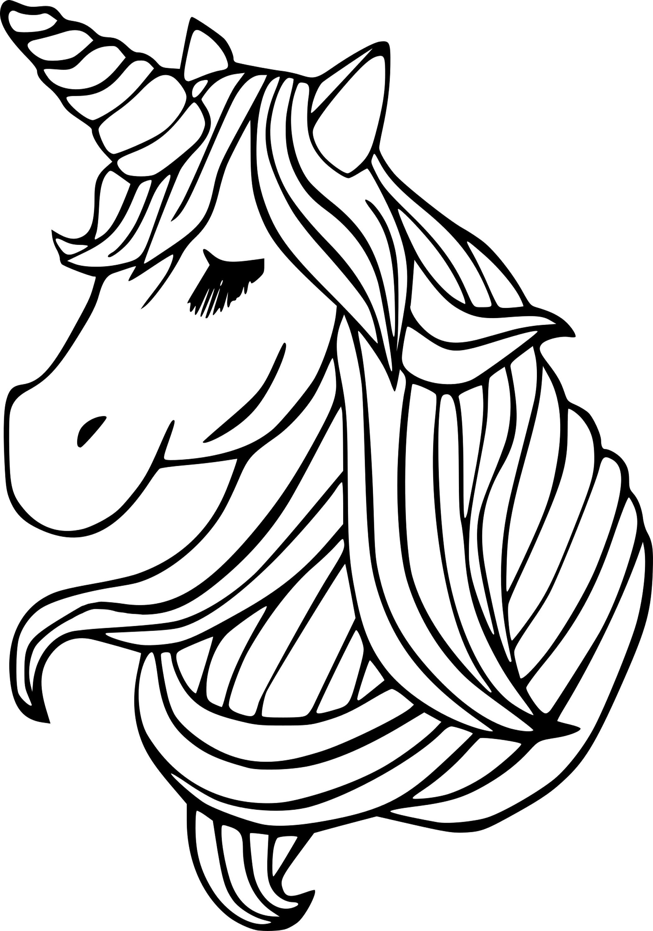 45 Page Unicorn Coloring Pages Download in PDF Format No - Etsy