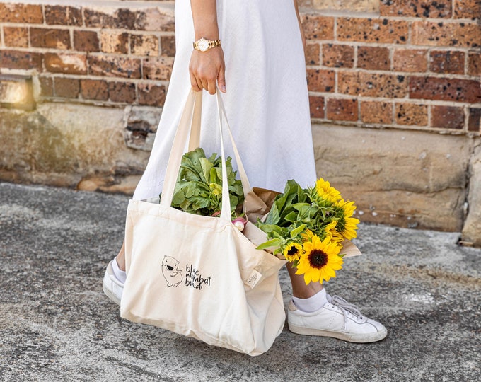 Farmer’s Market Tote Bag with Pockets