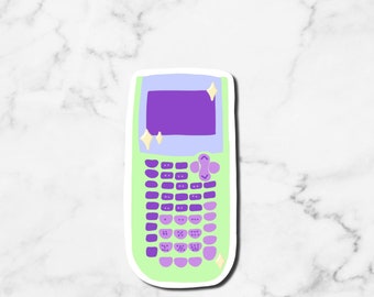 Scientific Calculator Sticker Math College Technology Science Mysterious Color Collection Steminist Empowering Women Engineering