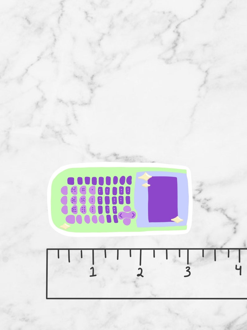 Scientific Calculator Sticker Math College Technology Science Mysterious Color Collection Steminist Empowering Women Engineering