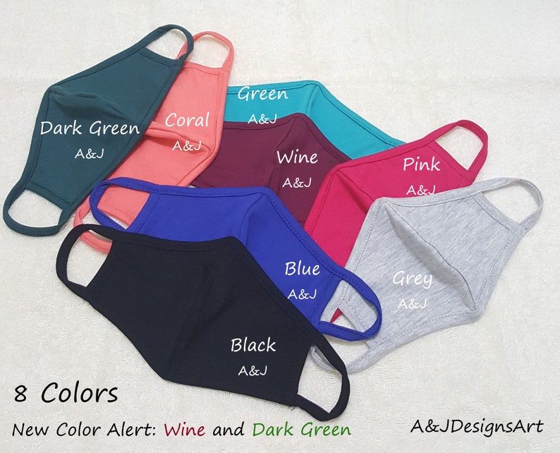 3 Masks/Set Youth/Adult One Size Face Masks / DoubleLayer Etsy