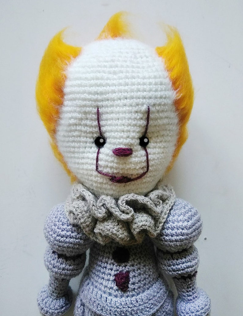 Clown crochet pattern Pennywise PDF Dancing Clown It Etsy