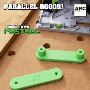 Set of Two (2) Parallel Bench Doggs for MFT and Woodworking