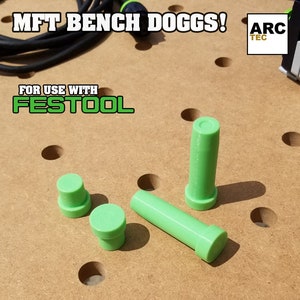 Set of Four (4) Bench Doggs for Festool MFT and Woodworking