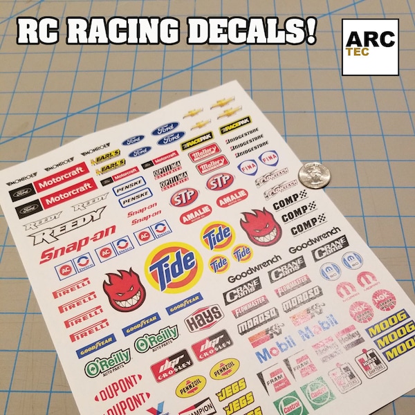 Rc Racing Decals - Etsy