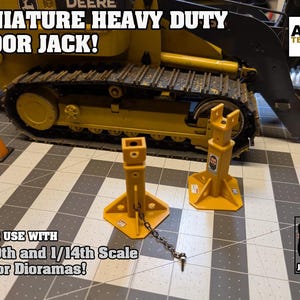 Miniature 1/10 and 1/14 Heavy Duty Floor Jacks for RC