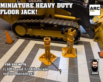 Miniature 1/10 and 1/14 Heavy Duty Floor Jacks for RC