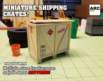 Scale Wood Shipping Crates!