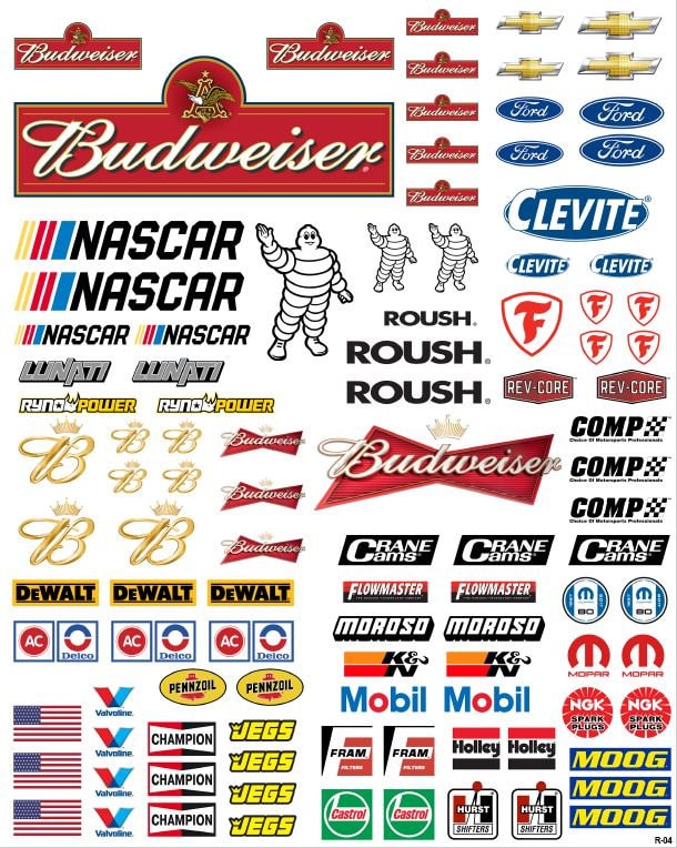 RC Racing Decals set04 for 1/10 1/12 Scale Vehicles Etsy Australia