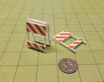 1/24 Scale Folding Barricades, Set of 2