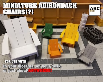 Miniature Adirondack Chairs (multiple sizes!)