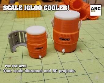 Miniature Igloo Cooler with Mount!