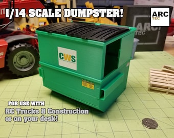 1/14 Scale 8-yard Dumpster