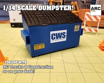 1/14 Scale 2-yard Dumpster