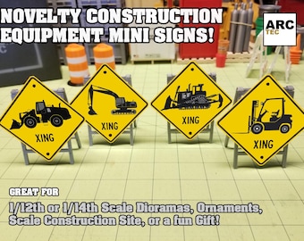 Miniatuur XING-borden op schaal 1/12 of 1/14!