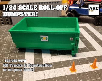 1/24 Scale 20-yard Roll-Off Dumpster