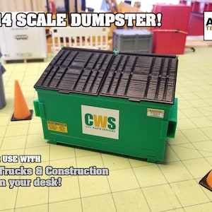 1/14 Scale 2-yard Dumpster