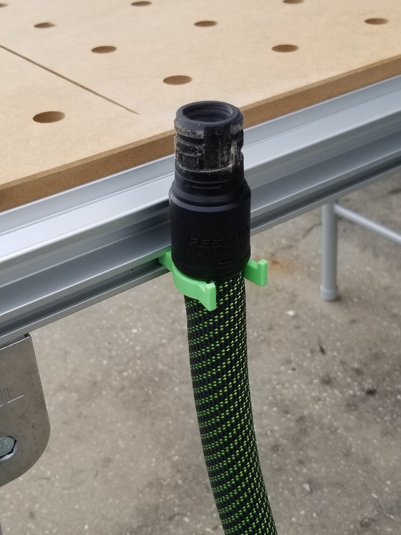 MFT/3 Workbench Hose Rest for 27mm Vac Festool Green Etsy