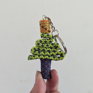 Rock climbing rope Tree Chain, key chain