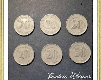 マレーシアのセン硬貨セット：希少な世界の通貨 - Etsy 日本
