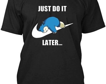 Snorlax Just Do It Etsy
