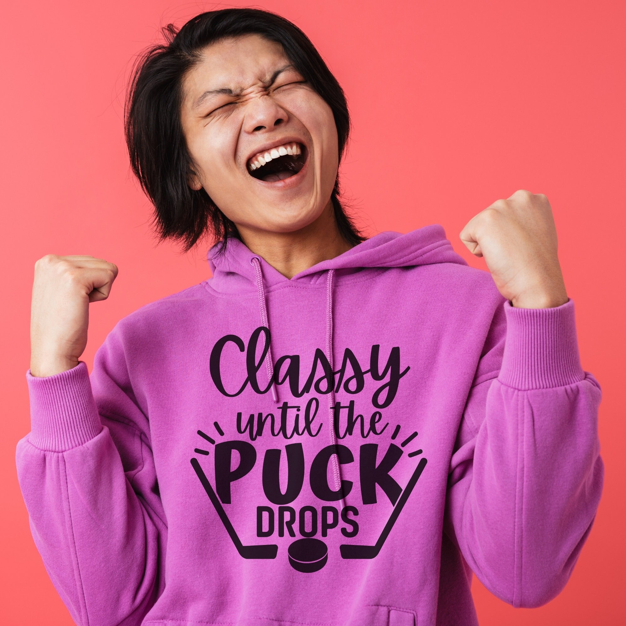 Classy Until the Puck Drops,hockey Svg,hockey Lover Svg,hockey Mom Gift ...
