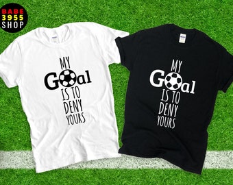 Mi objetivo es negar el tuyo, camiseta de fútbol, unisex