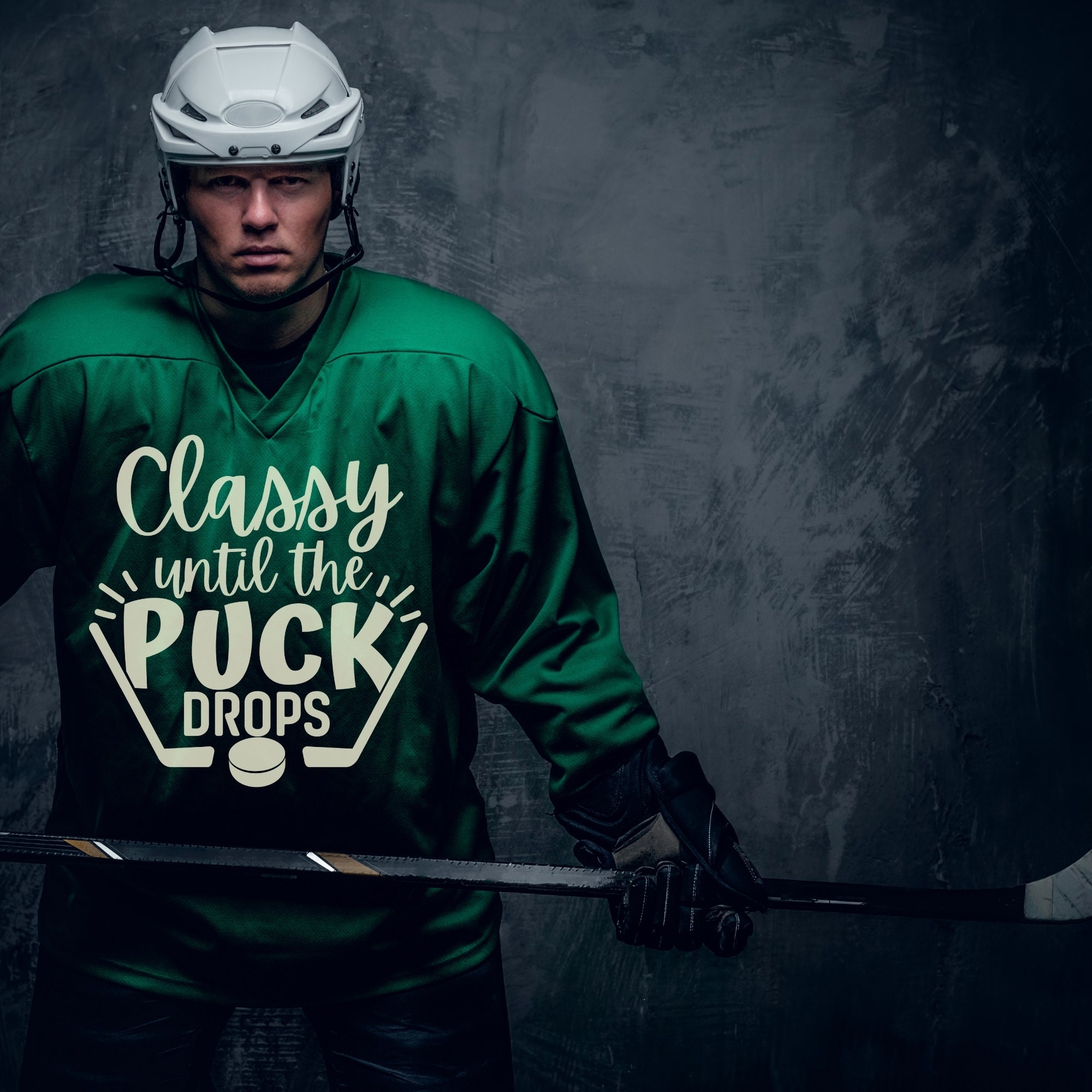 Classy Until the Puck Dropshockey Svghockey Lover Svghockey - Etsy UK