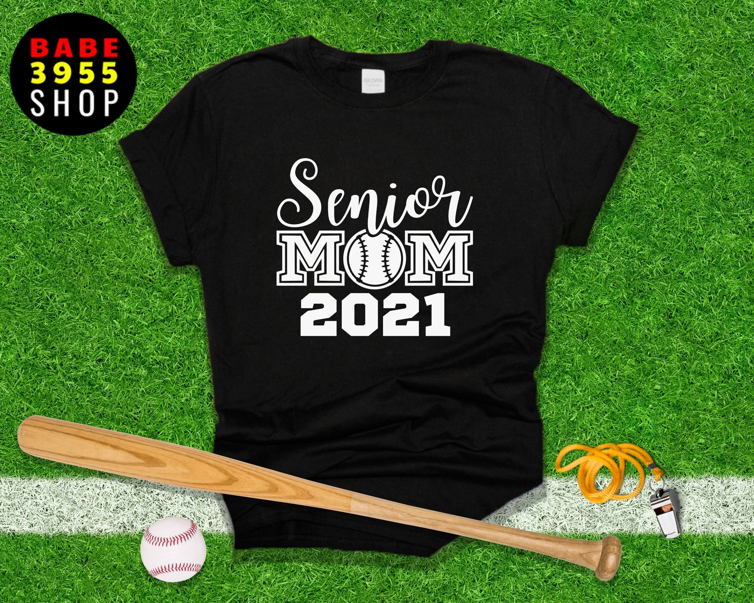 Baseball Senior Mom 2021 ShirtFunny Baseball Mom TeeBaseball Etsy